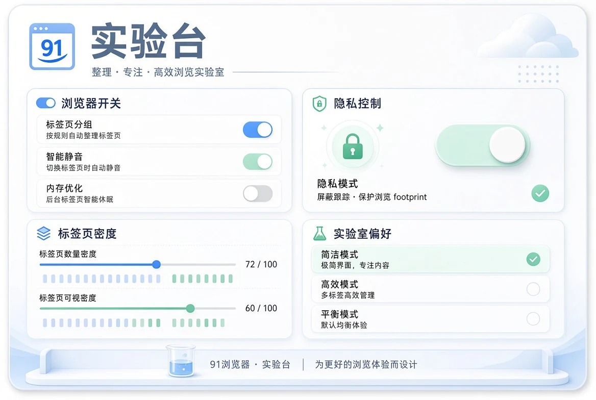 效率实验栏目视觉